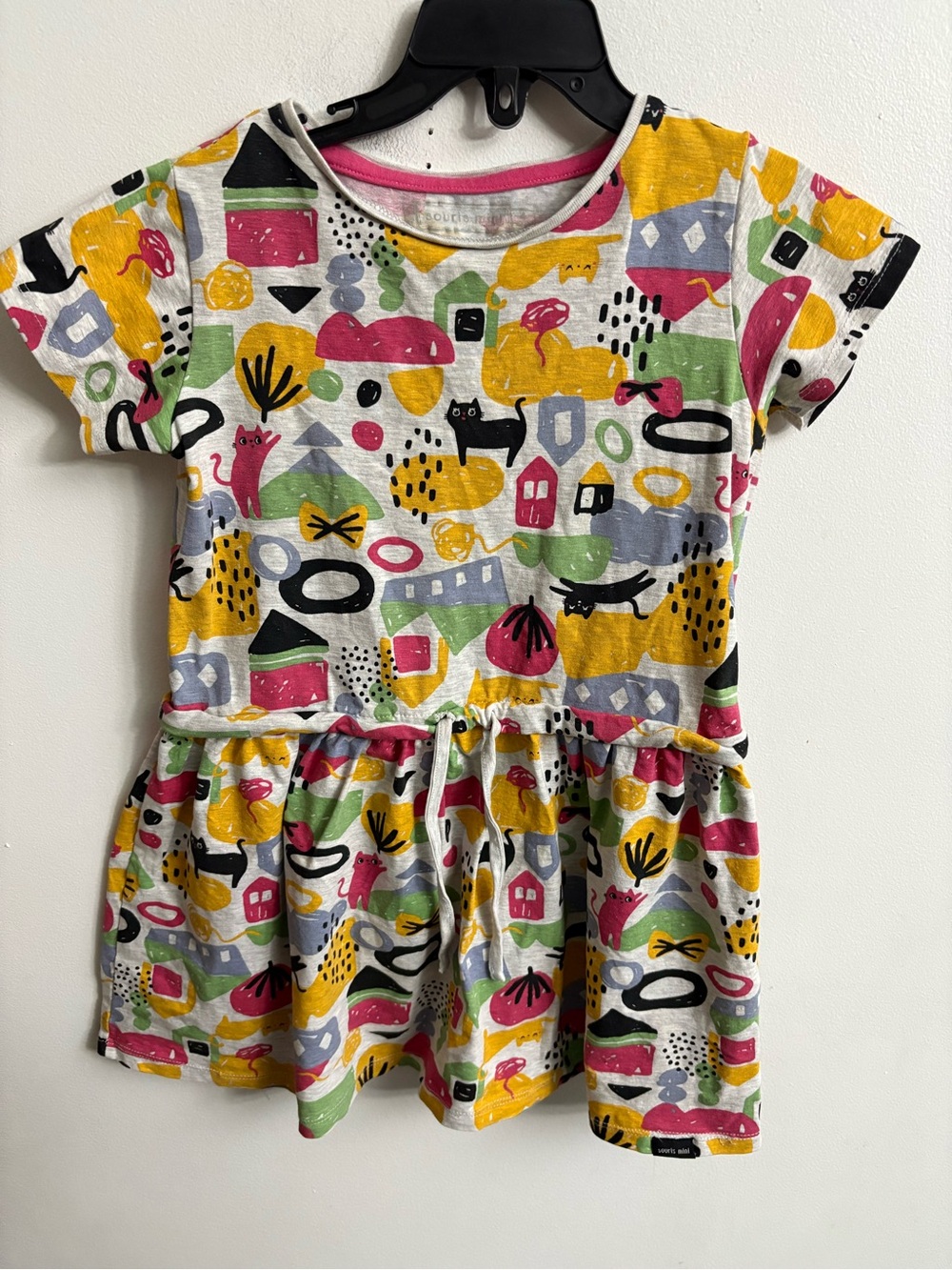 Souris mini colorful summer dress 4 years